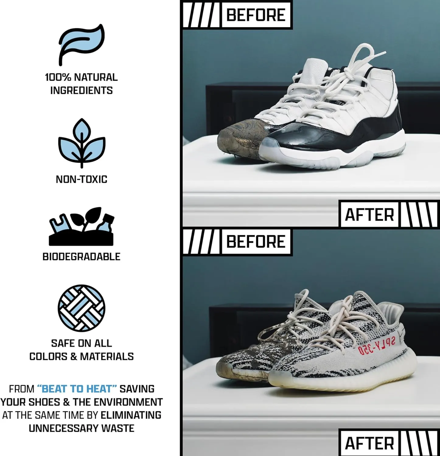 FACTORY LACED Shoe Cleaning Kit - Complete Sneaker Cleaner Kit - Shoe Cleaner for all shoes