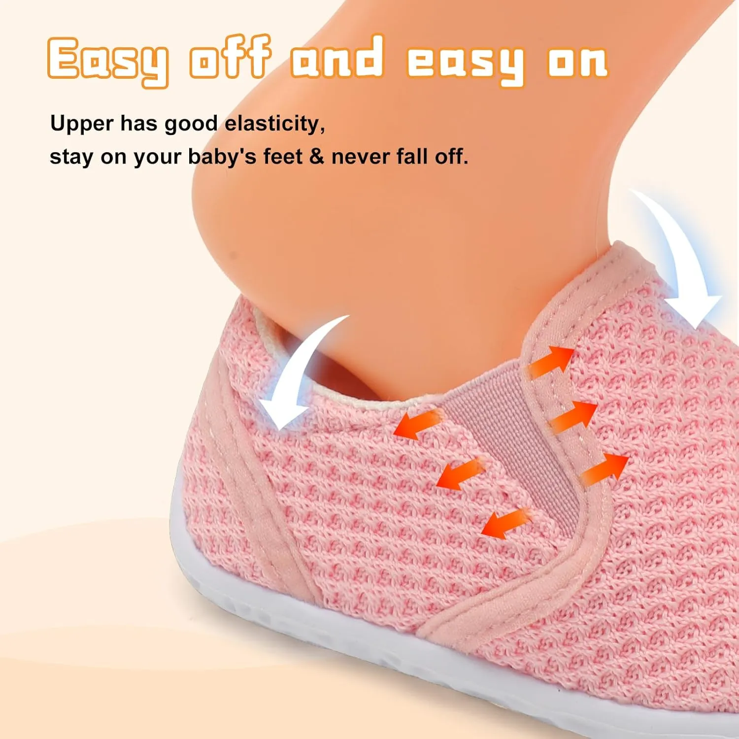 FEETCITY Unisex Baby Shoes Boys Girls Sneakers Infant Slip On First Walking Shoes Toddler Casual Star Sneaker Crib Shoes