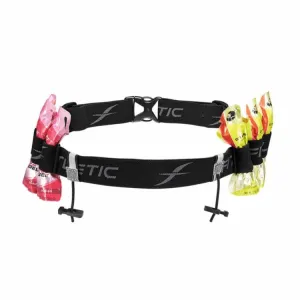 FITLETIC RACE NUMBER BELT with gel holders - RACE II BLACK