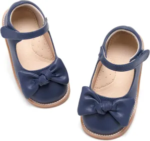 Flaryzone Toddler Little Girl Mary Jane School Uniform Oxfords Flat Dress Shoes