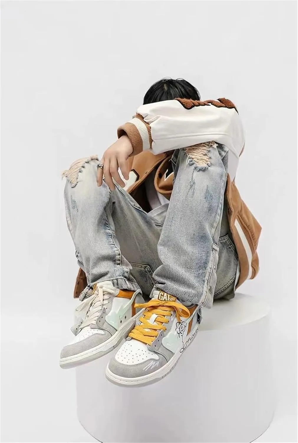 Floral Shoes Sneakers for Women Running Shoes Non Slip On Casual Walking Shoes Fashion Lightweight Sneaker for Work Travel