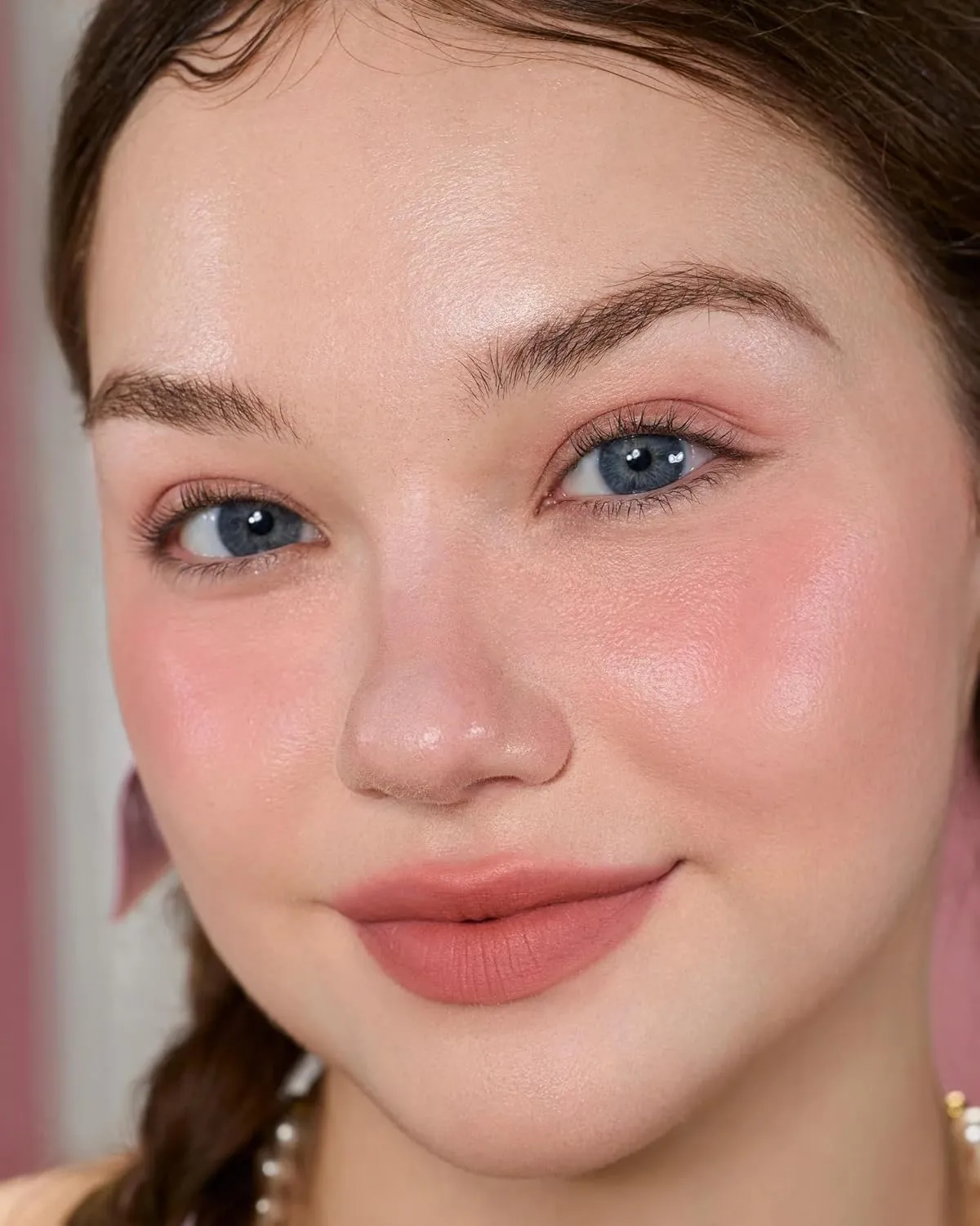 Flower Knows Strawberry Cupid Cake Lip Cream,Velvety-Smooth Matte Liquid Lipstick,Hydrating,Smudge-proof & Stain-Free Lip Stain(V01 Vanitea,0.17 Fl Oz)
