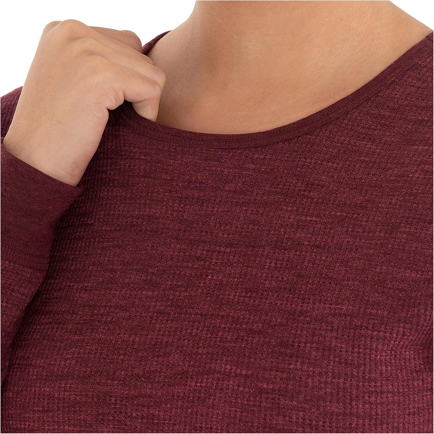 Fruit of the Loom Women's Micro Waffle Premium Thermal Underwear Tee Shirt