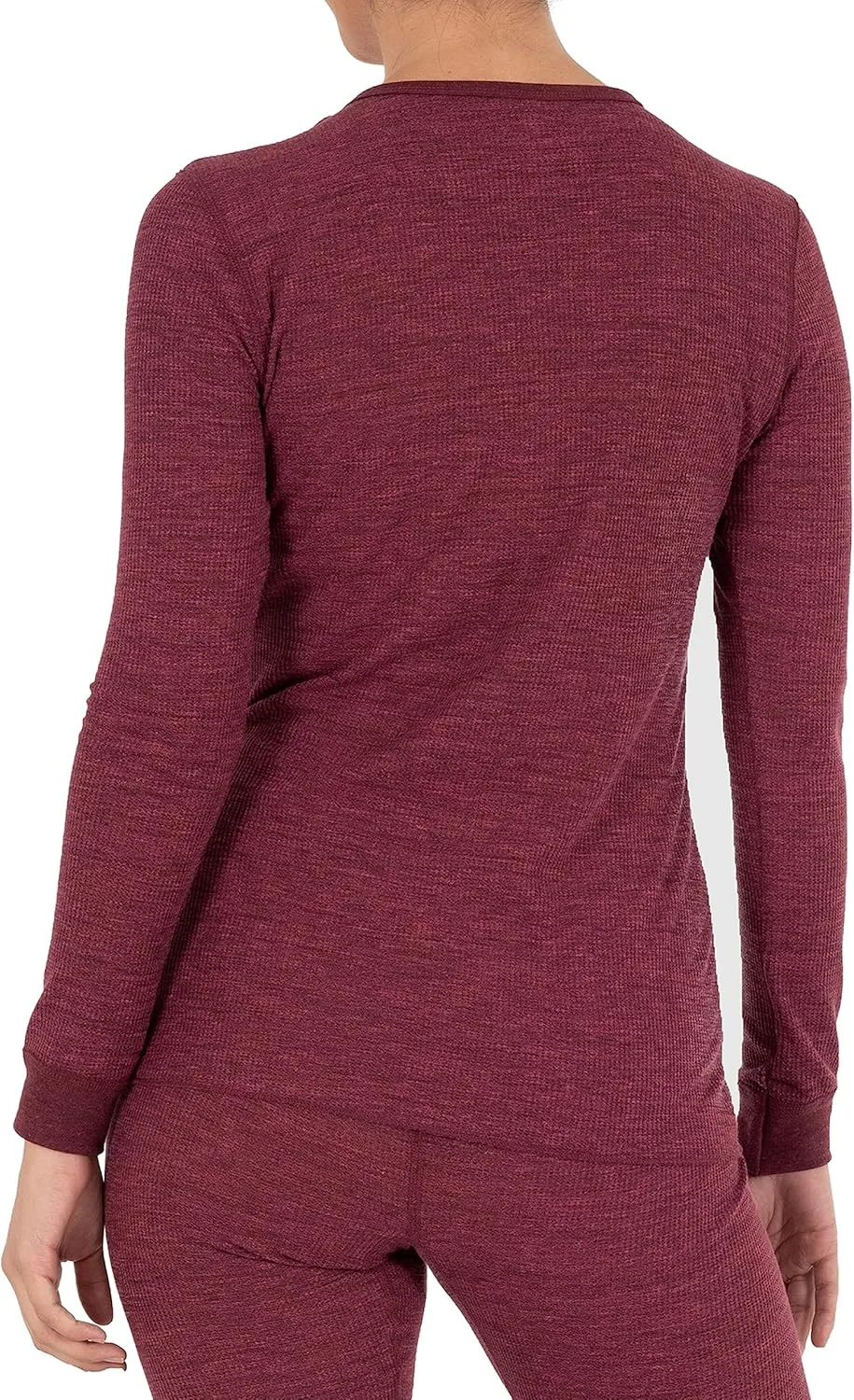 Fruit of the Loom Women's Micro Waffle Premium Thermal Underwear Tee Shirt