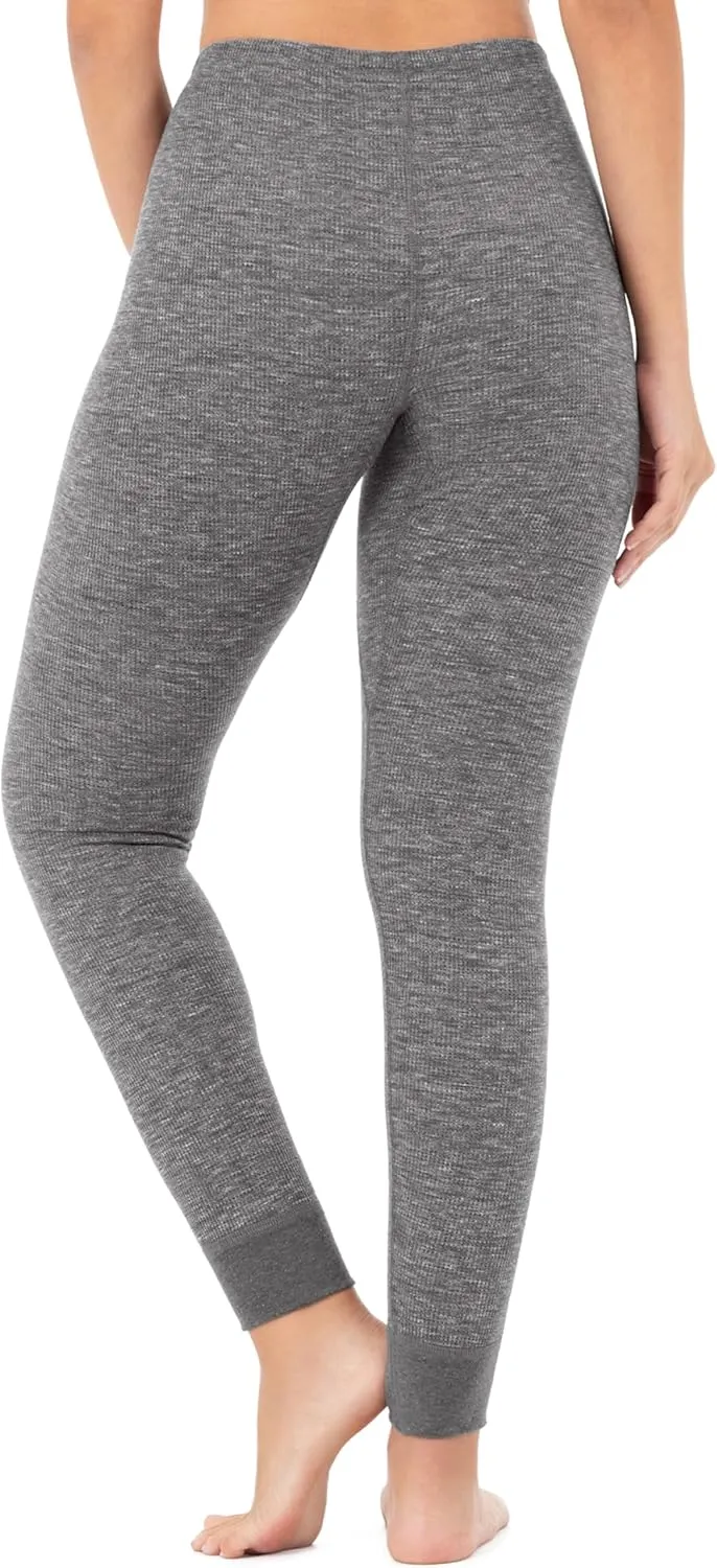 Fruit of the Loom womens Micro Waffle Thermal Bottom