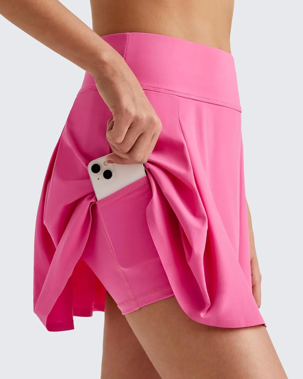 G4Free Women Tennis Skirts Athletic High Waisted Golf Skorts with 4 Pockets Inner Shorts for Pickleball Workout