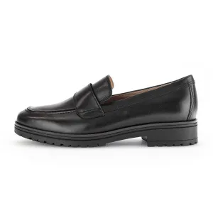 GABOR Sort skind loafer