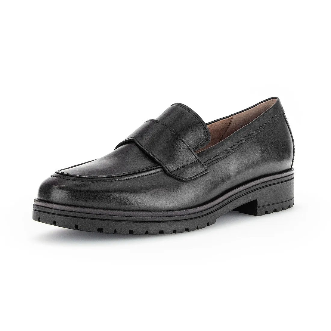 GABOR Sort skind loafer