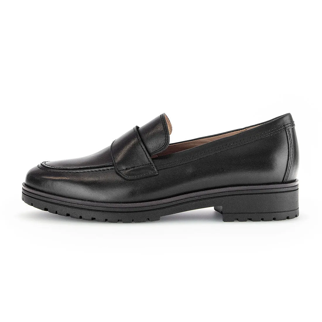 GABOR Sort skind loafer