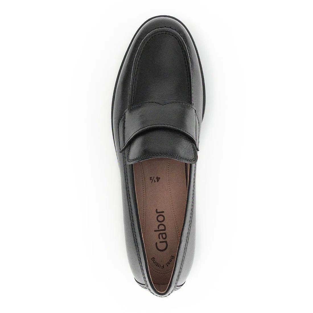 GABOR Sort skind loafer