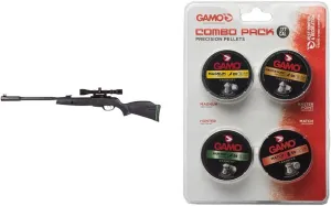 Gamo Whisper Fusion Mach 1 Air Rifles 6110063254 .177 Caliber 3-9x4 Scope and 1000 Count .177 Caliber Air Rifle Pellet Combo Pack