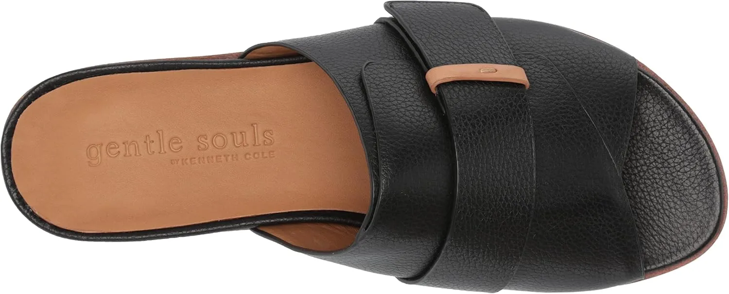 Gentle Souls by Kenneth Cole Women's Lavern Lightweight Platform Strap Slide Sandal
