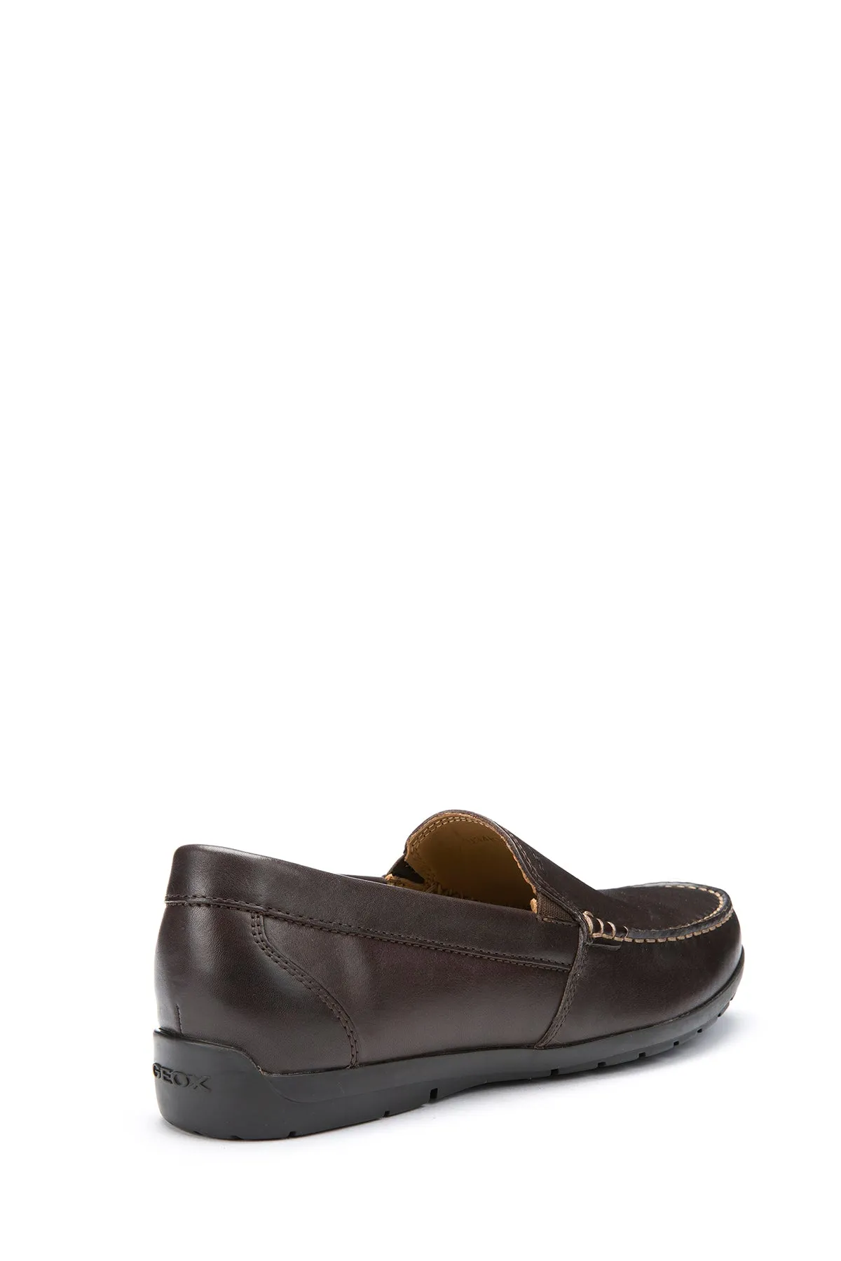 Geox Erkek Kahverengi Siron W Deri Casual Loafer