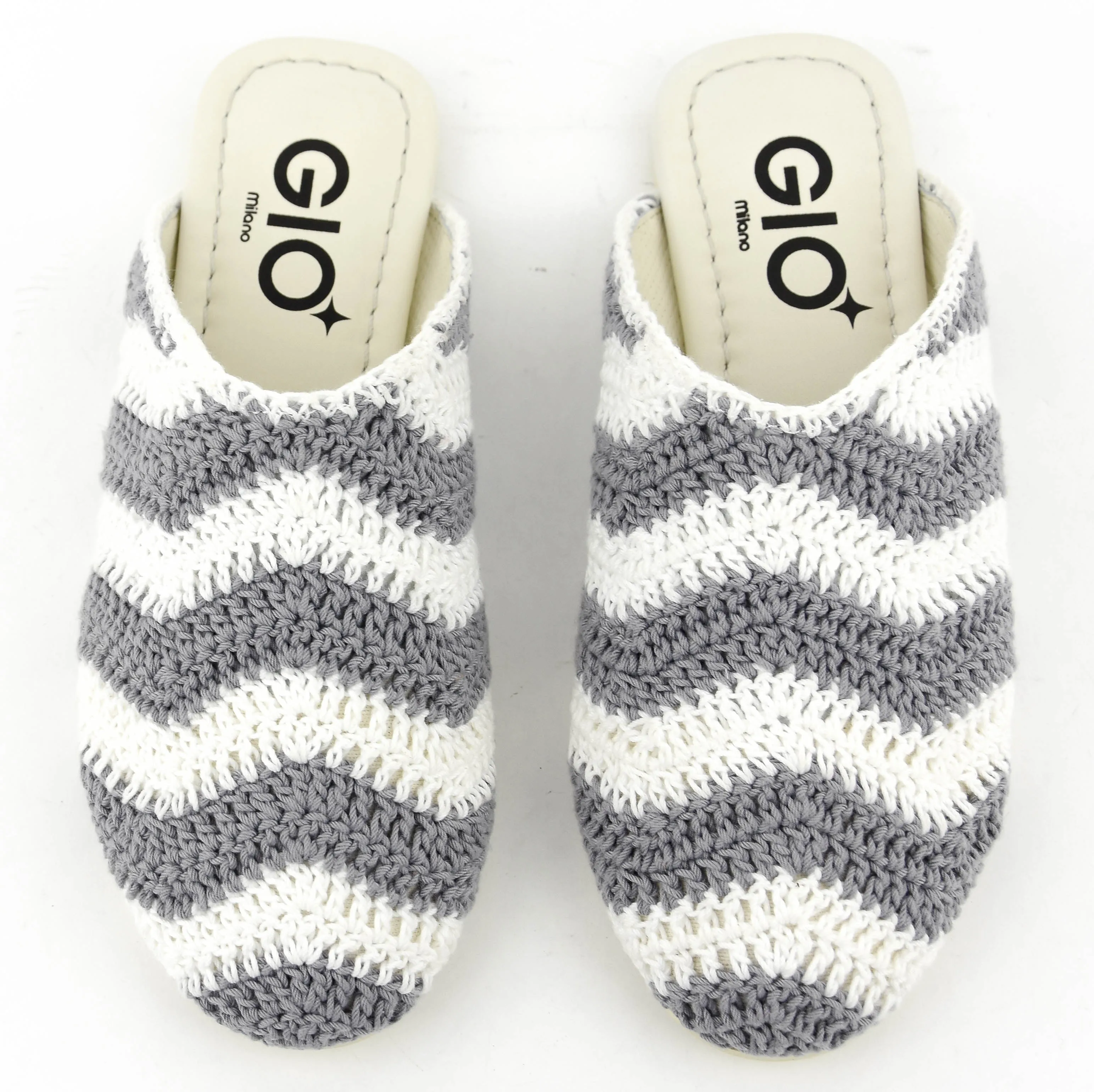 GIO. BELLA ZIGZAG MULE GREY