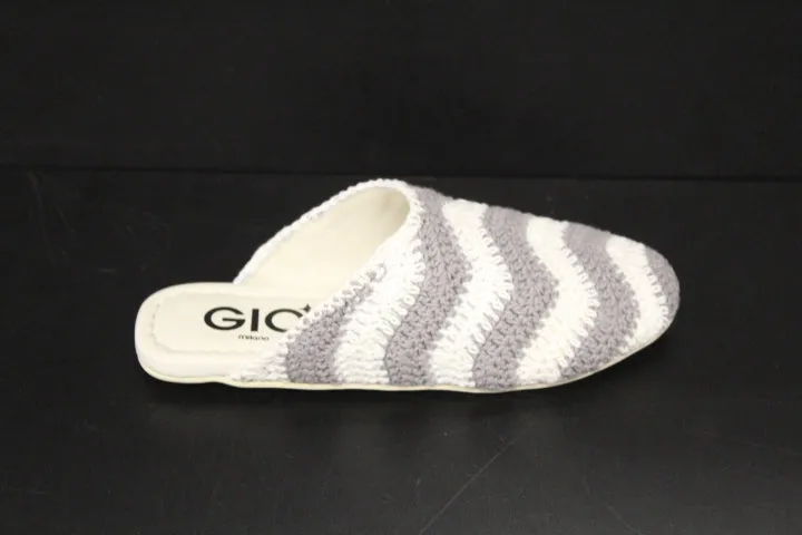 GIO. BELLA ZIGZAG MULE GREY