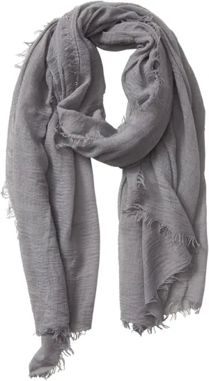Hadley Wren womens Classic Soft Solid Lightweight Oblong Scarf