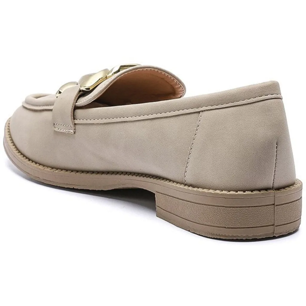 Hannah dame loafers VG260 - Kaki