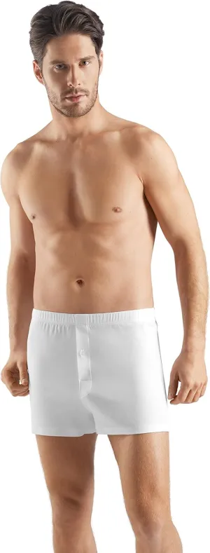 HANRO Men's Sea Island Cotton Boxer 73172