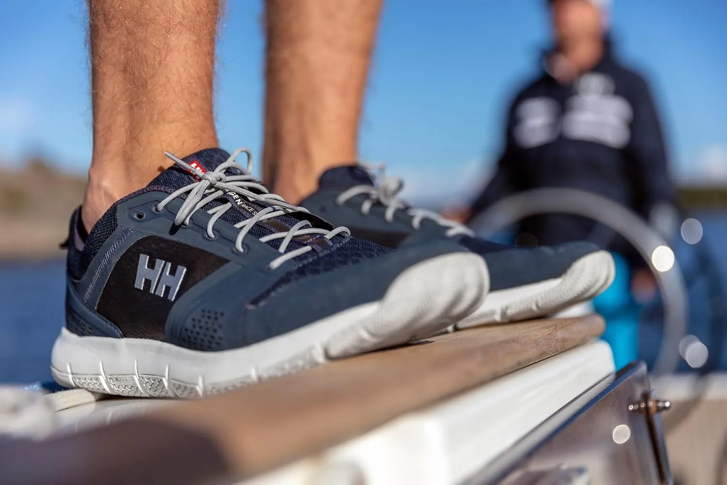 Helly-Hansen Skagen F-1 Sailing Sneakers for Men Featuring Open-Mesh Construction, EVA Insoles, and Multi-Zone Traction Grip Outsoles