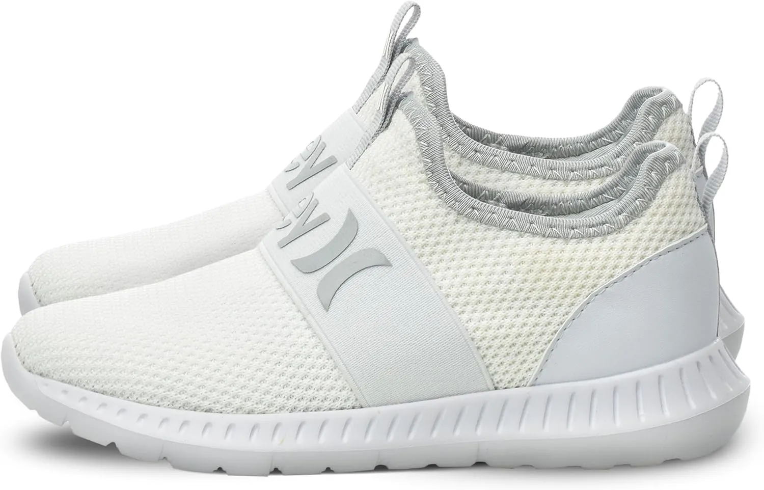 Hurley Camby Kids Slip On Canvas Sneakers – Low Cut Skateboarding Shoes for Kids, Running, Walking, Breathable Sports Shoes for Boys and Girls