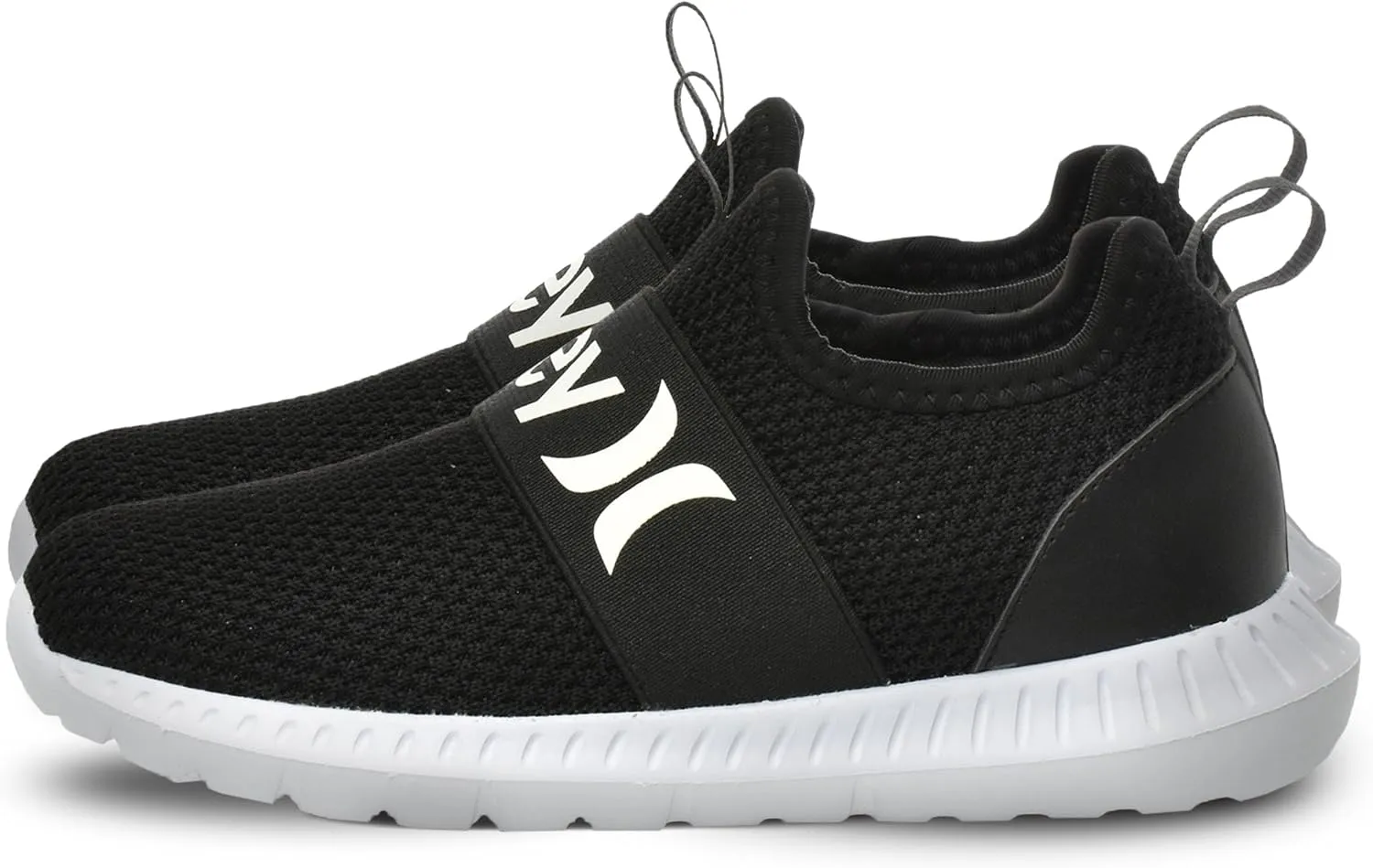 Hurley Camby Kids Slip On Canvas Sneakers – Low Cut Skateboarding Shoes for Kids, Running, Walking, Breathable Sports Shoes for Boys and Girls