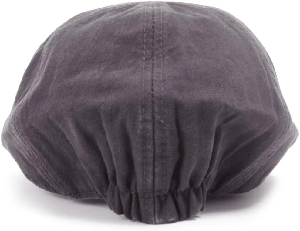 ililily Washed Cotton Flat Cap Cabbie Hat Gatsby Ivy Irish Hunting Newsboy Stretch Big Hat