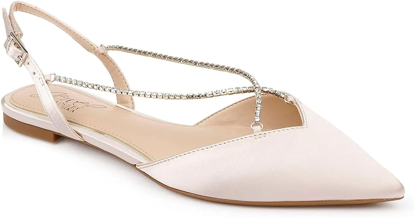 Jewel Badgley Mischka Alanna Ballet Flats