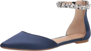 Jewel Badgley Mischka Cassidy Flat Pointed Shoe