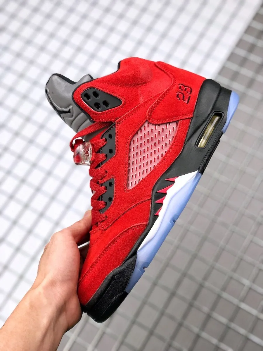 JORDAN Impeccable Safe transaction RACING RED x 5 BULL RETRO