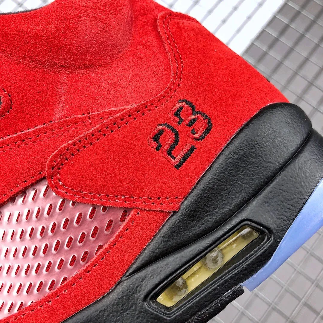 JORDAN Impeccable Safe transaction RACING RED x 5 BULL RETRO