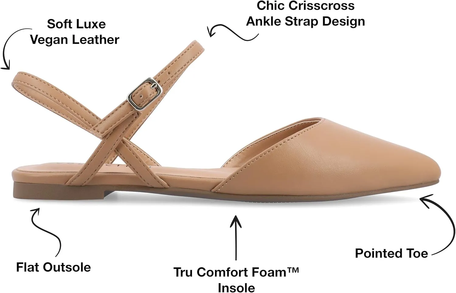 Journee Collection Women's Martine Ballet Flat
