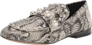 Karl Lagerfeld Paris Women's Avah Studded Faux Pearl Loafer