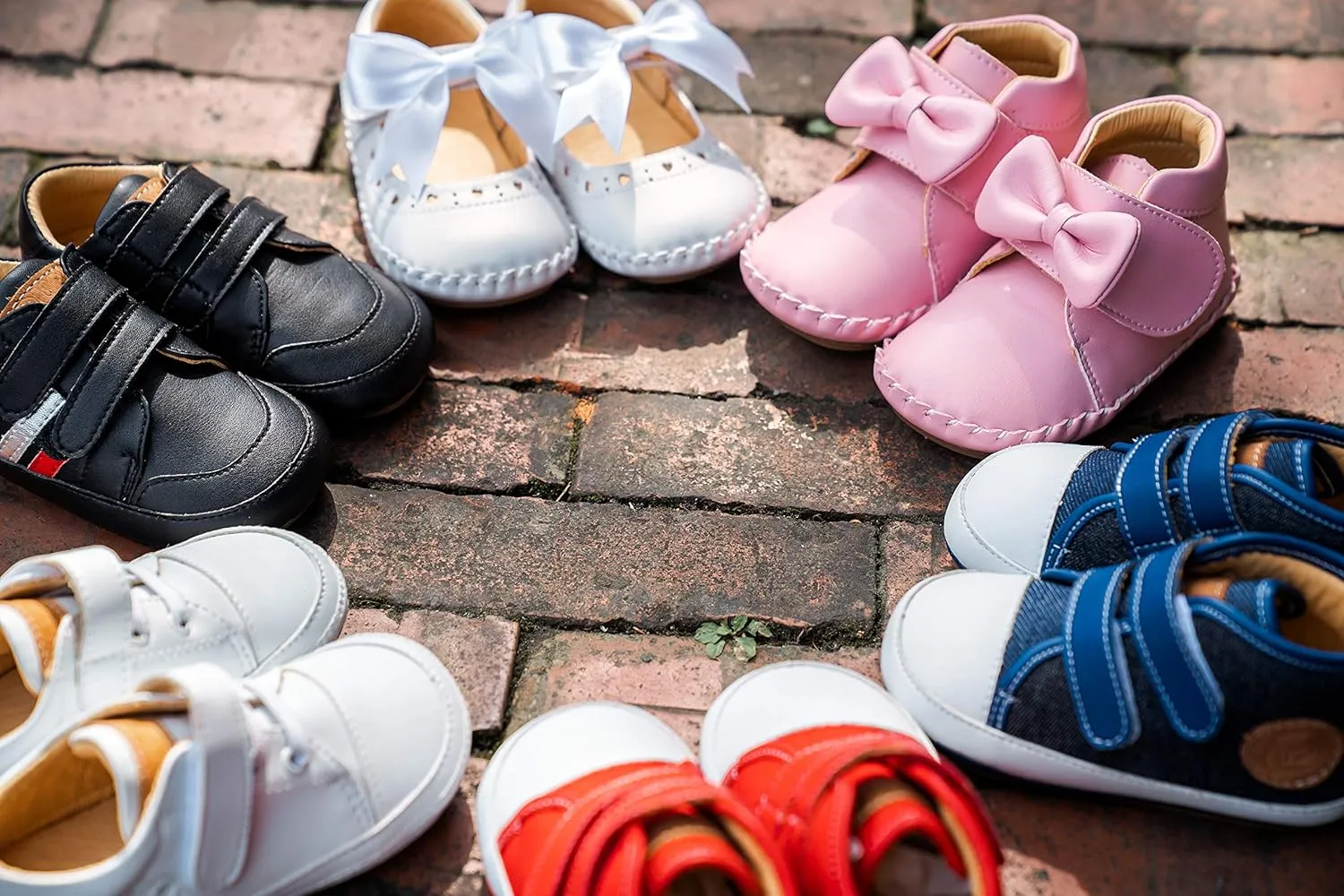 KARUBI Baby Shoes Girls Boys Toddler Anti-Slip and Casual Sneaker for First Walkers Made in Taiwan