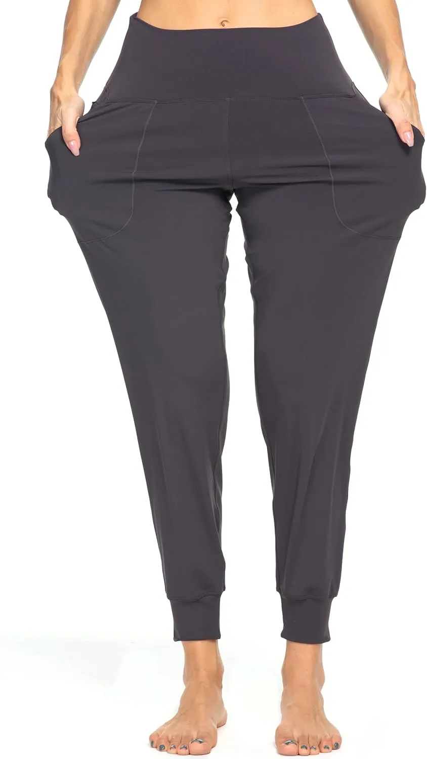 Kcutteyg Womens Joggers with Pockets, Lightweight Quick Dry Athletic Workout Soft Pants for Gym, Yoga, Running
