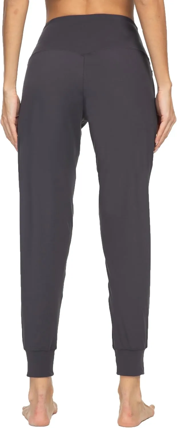 Kcutteyg Womens Joggers with Pockets, Lightweight Quick Dry Athletic Workout Soft Pants for Gym, Yoga, Running