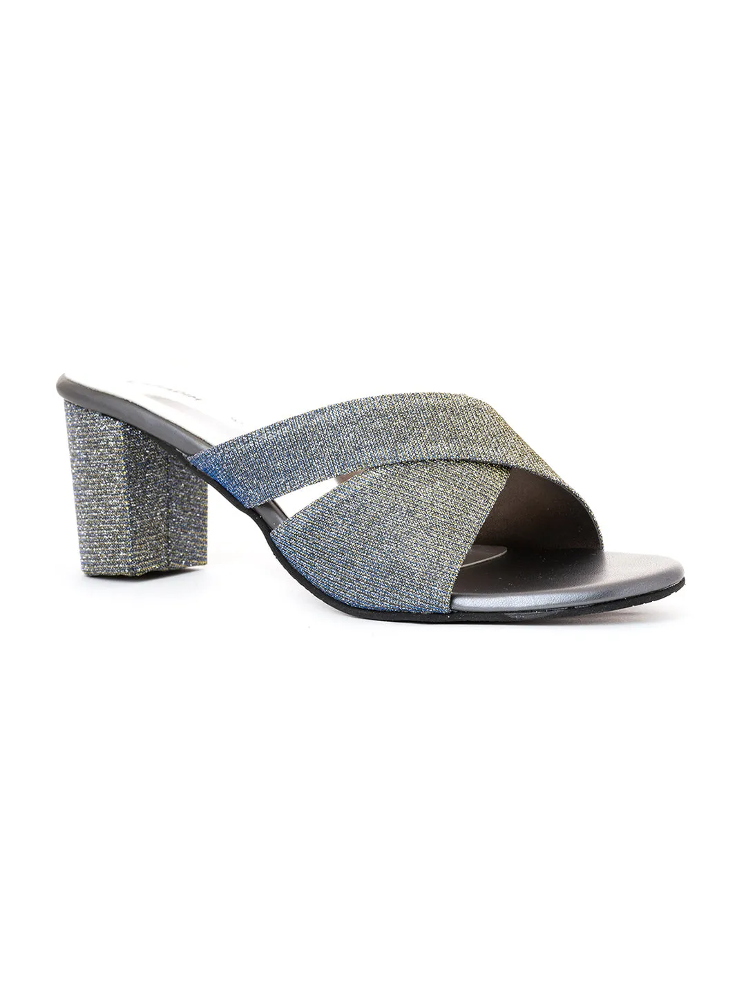 Khadim High Heel Block Mule Slip On Sandal for Women