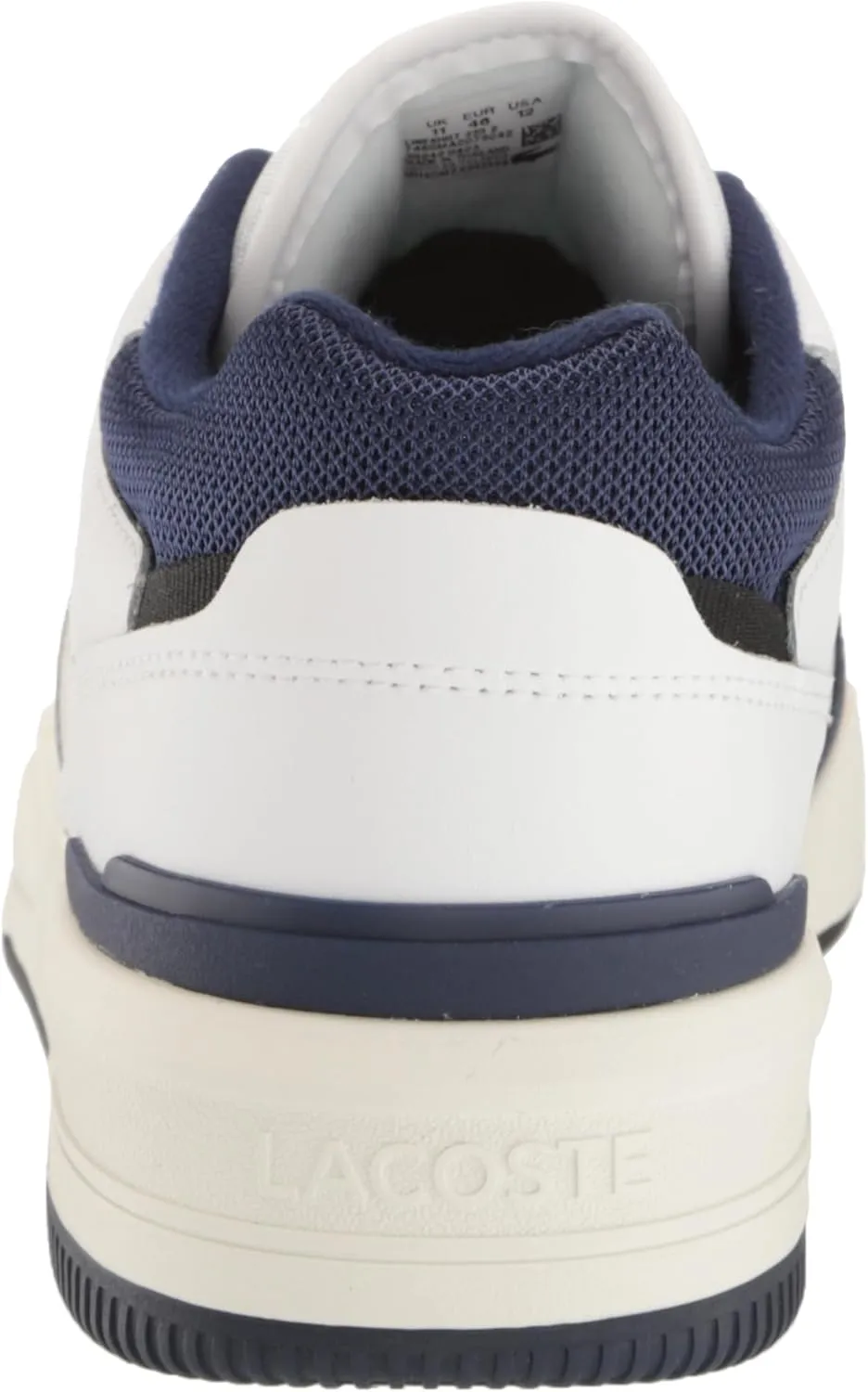 Lacoste Men's Lineshot Mesh Collar Leather Sneaker