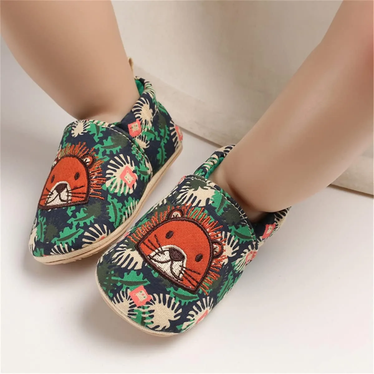 LAFEGEN Baby Boy Girl Walking Shoes Non Slip Soft Sole Infant Toddler Slipper Newborn Moccasins First Walker House Crib Sneaker Shoes