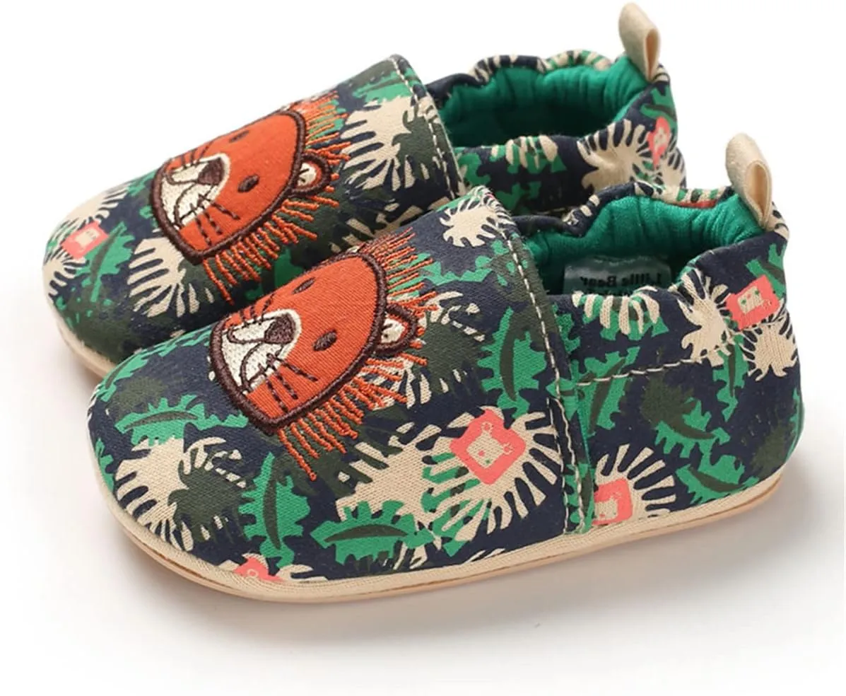 LAFEGEN Baby Boy Girl Walking Shoes Non Slip Soft Sole Infant Toddler Slipper Newborn Moccasins First Walker House Crib Sneaker Shoes