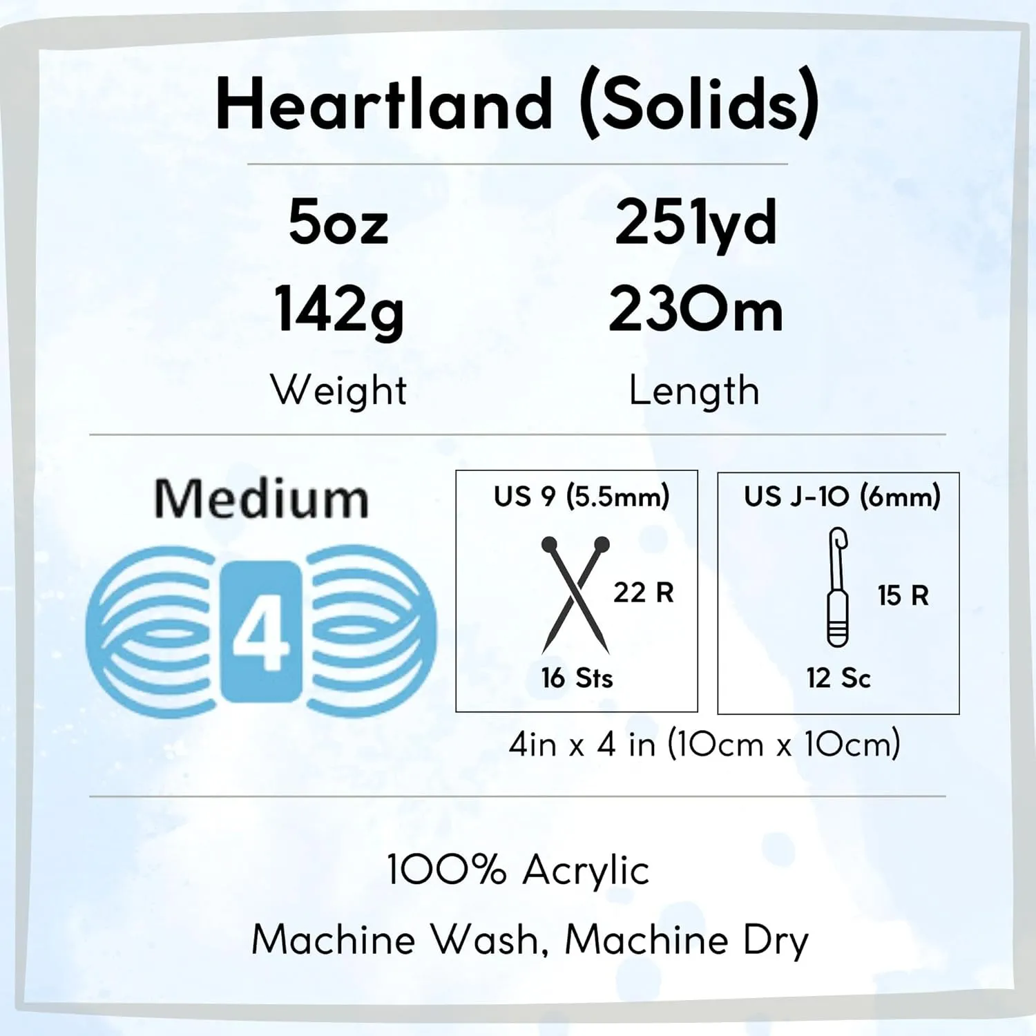 Lion Brand Heartland Kobuk Valley 136-143 (3-Skeins - Same Dye Lot) Worsted Medium #4 Acrylic Yarn for Crocheting and Knitting with Project Bag