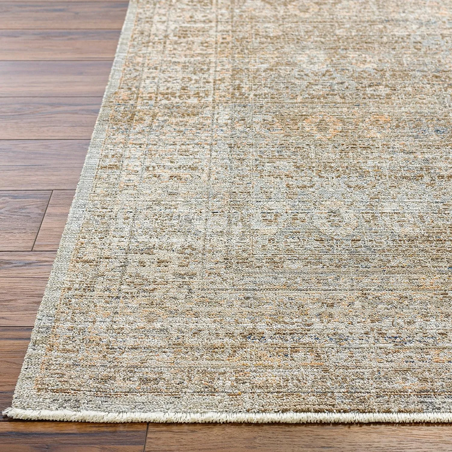 Livabliss x Becki Owens Margaret Vintage Washable Outdoor Runner Area Rug, 2'7" x 7'3", Gray, (7' and under)