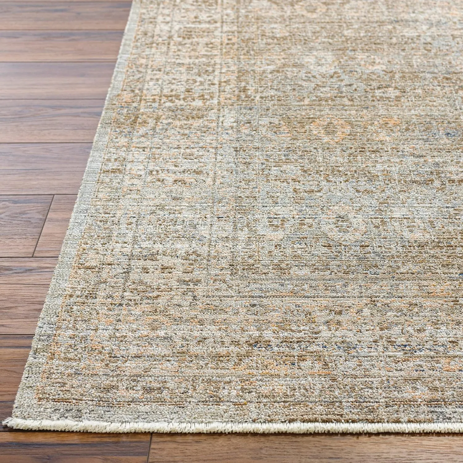Livabliss x Becki Owens Margaret Vintage Washable Outdoor Runner Area Rug, 2'7" x 7'3", Gray, (7' and under)