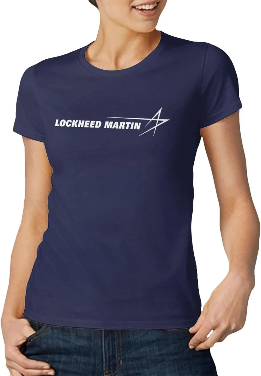 Lockheed Martin Women's Short-Sleeved Cotton Short-Sleeved T-Shirt