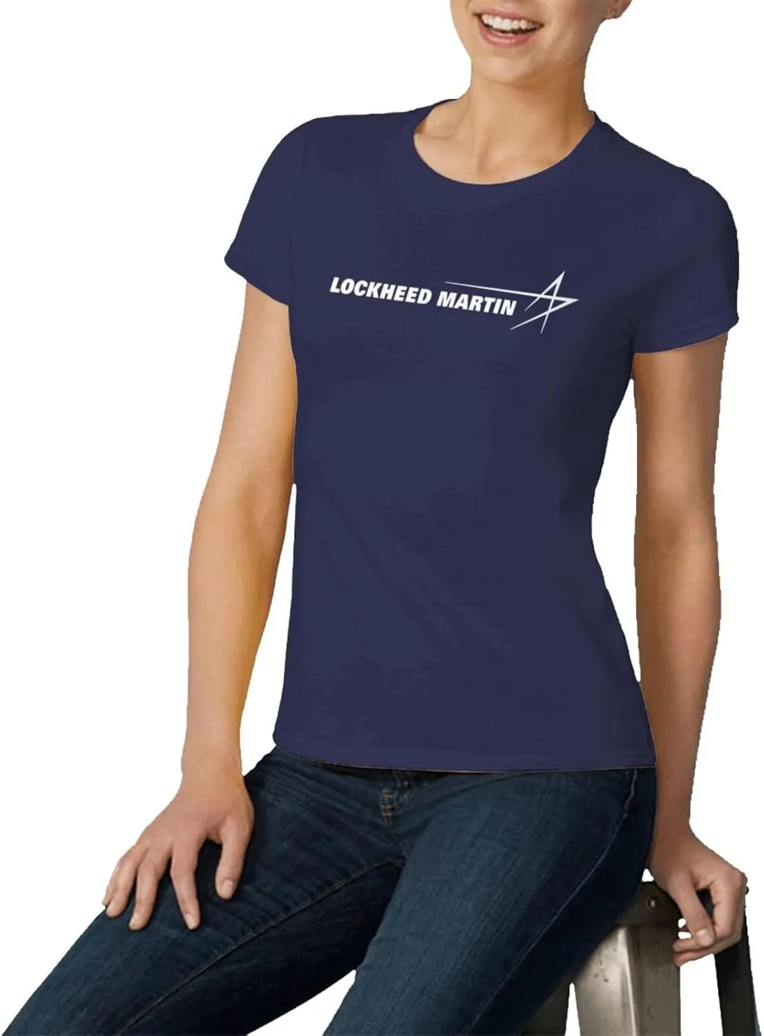 Lockheed Martin Women's Short-Sleeved Cotton Short-Sleeved T-Shirt
