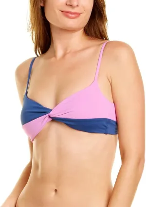 LSpace Ringo Bikini Top for Women - Adjustable Back Ties, Twist Front Detail, and Removeable Pads
