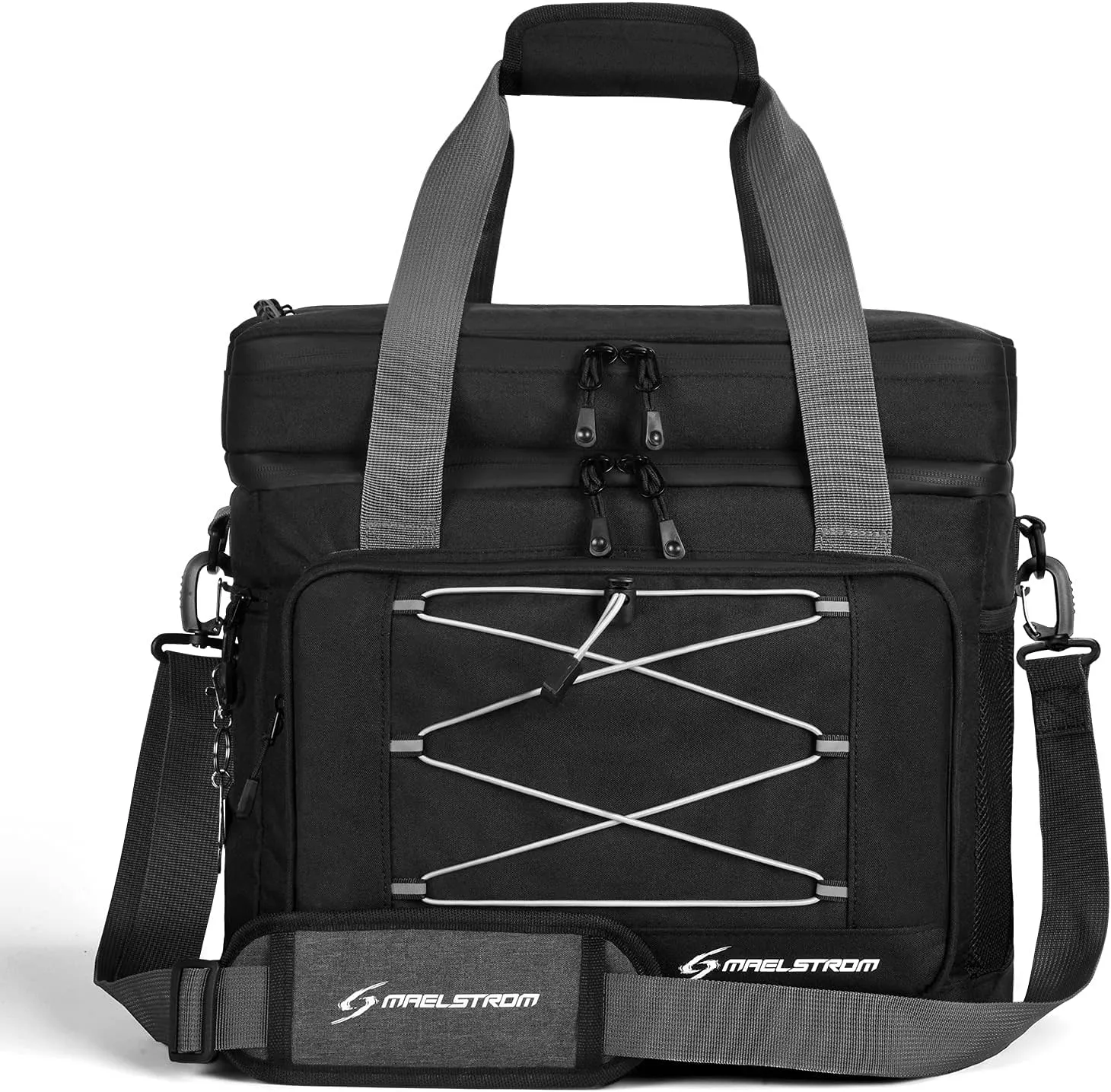 Maelstrom Soft Cooler Bag,Collapsible Soft Sided Cooler,24/30/60/75 Cans Beach Cooler,Ice Chest,Large Leakproof Camping Cooler,Portable Travel Cooler for Grocery Shopping,Camping,Road Trips