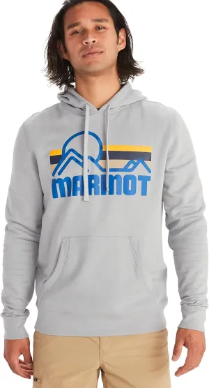 MARMOT Men's Coastal Hoody - Hooded Sweatshirt with Screen Printed Graphic, Jersey Lined Hood and Kangaroo Pocket