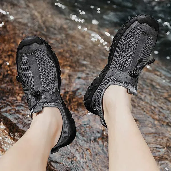 Men's Outdoor Sneakers – Airy Slip-On Sneakers for Leisure and Comfort