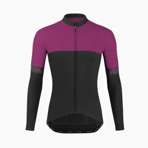 Men’s Sport Long Sleeve Jersey | Zip Closure Cycling Shirt | Rear Pockets, Sustainable Construction, Relaxed Fit