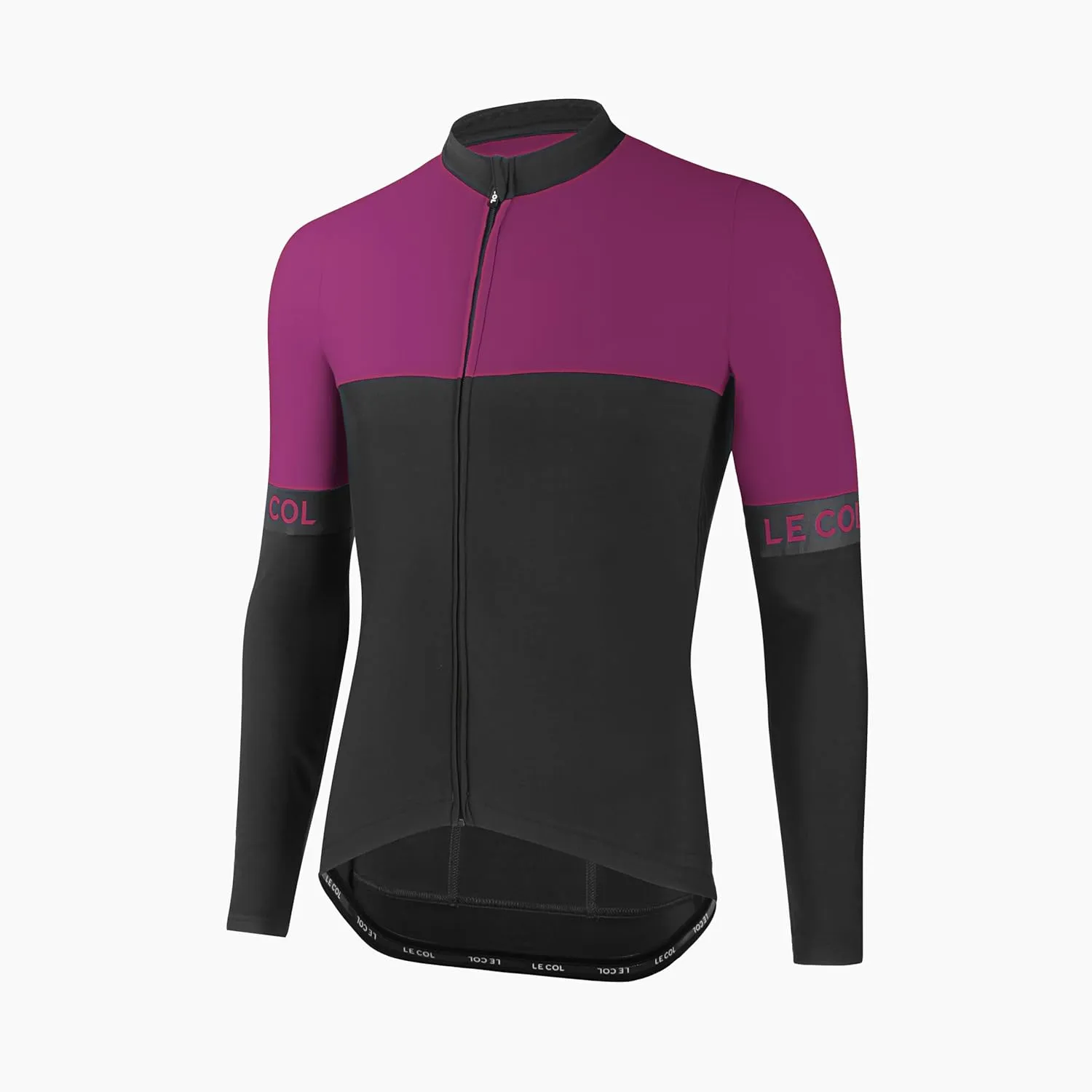 Men’s Sport Long Sleeve Jersey | Zip Closure Cycling Shirt | Rear Pockets, Sustainable Construction, Relaxed Fit